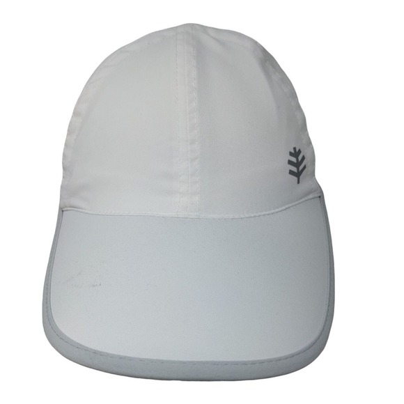 Coolibar UPF 50+ Men's Lenny Sport Cap White Size S/M Drawstring 100% Polyester - Picture 1 of 9